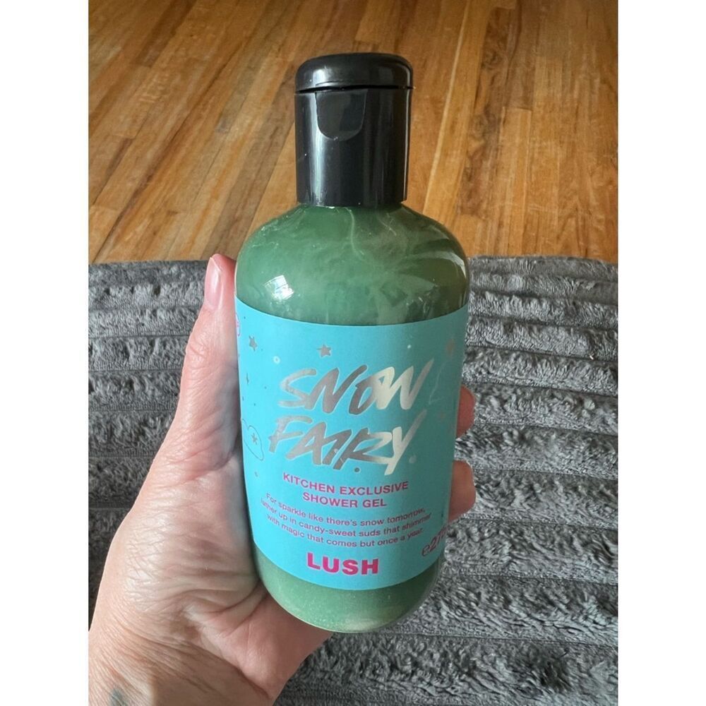 Lush UK Kitchen Exclusive Snow Fairy Shower Gel RARE NEW